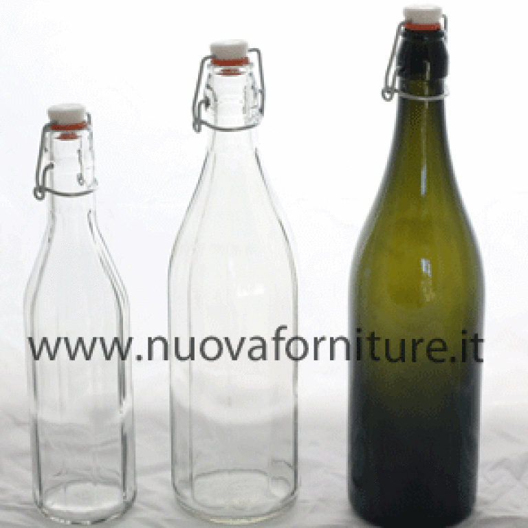 BOTTIGLIE IN VETRO vuote per olio extravergine con tappi bottiglia